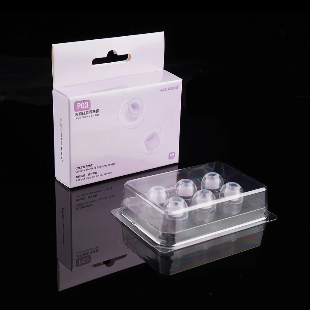 NICEHCK P03 Transparent Liquid Silicone Ear Tips