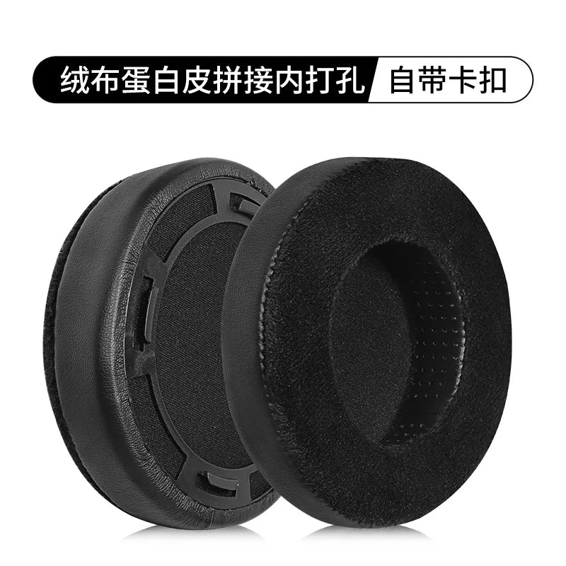 Replacement Protein Leather Cushion Cover Earpads With buckle For Hifiman HE300, HE400 and more