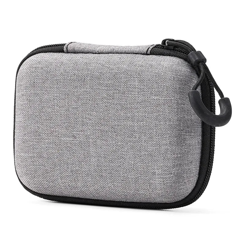 Hard Shell Storage Bag for Earphones and / or its Accessories - Memory Cards USB Cables
