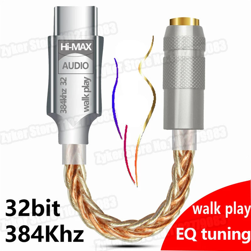 USB Type C to 3.5mm Hi-res DAC / Headamp USB C