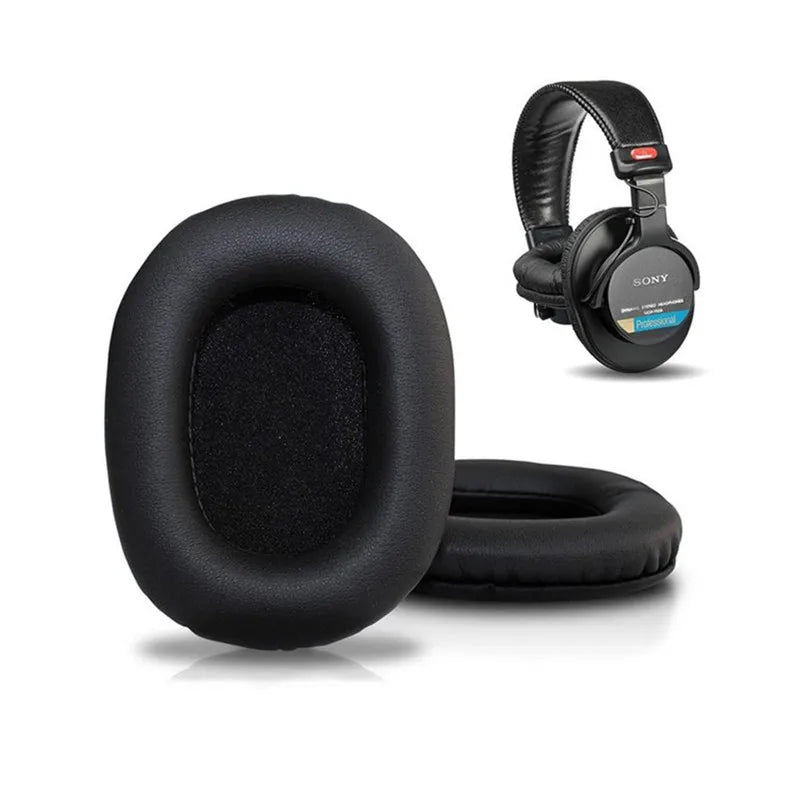 Soft Leather Ear Pads For Sony MDR-V6 MDR-7506 MDR-CD900ST