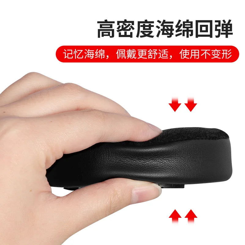 Replacement Protein Leather Cushion Cover Earpads With buckle For Hifiman HE300, HE400 and more