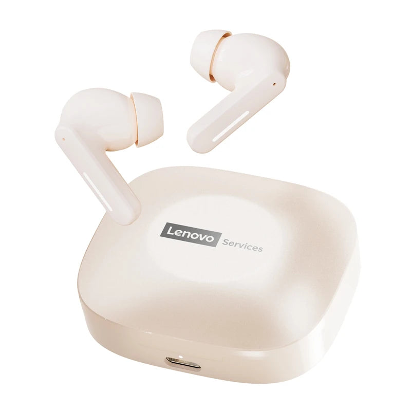 New Lenovo LE209 Wireless Bluetooth Earphone ANC Noise Reduction - 30H Battery Call Music Podcast Gaming Headset