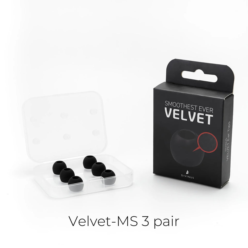 HiFiGo Divinus Velvet Silicone Earphones Ear Tips for Nozzle Size 3-5mm