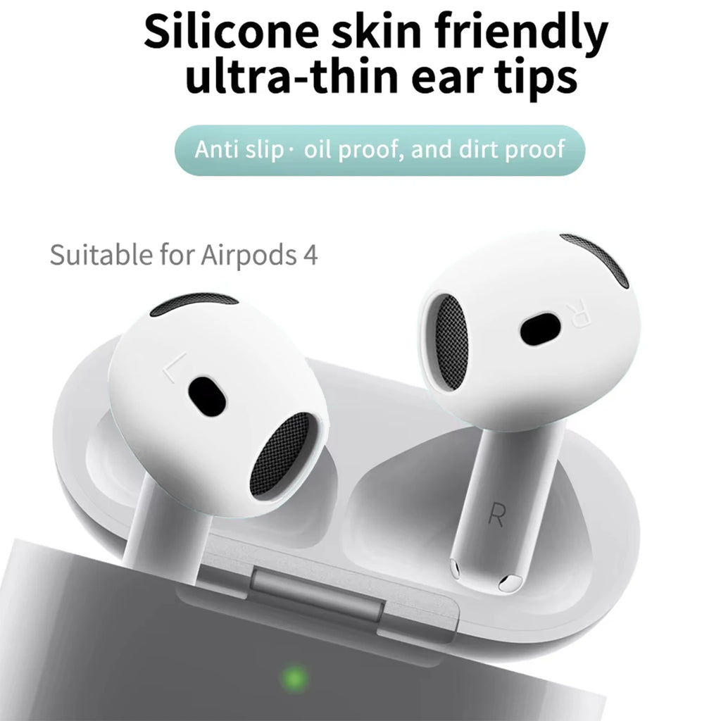 Ultra Thin Rubber Anti-Slip Earphone Cover for Airpods 4