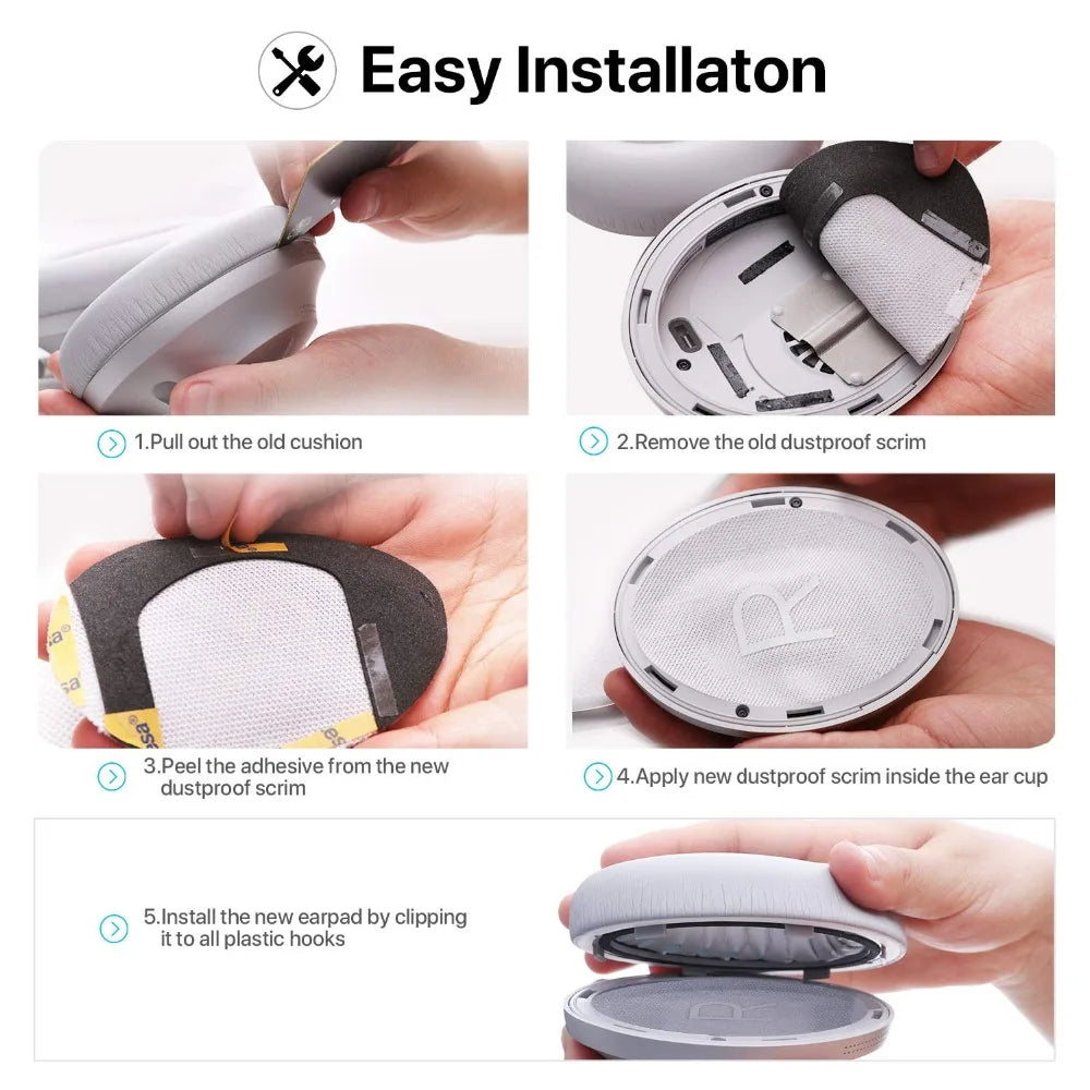 Replacement Ear pads for BOSE 700 NC700 Headphones Memory Foam