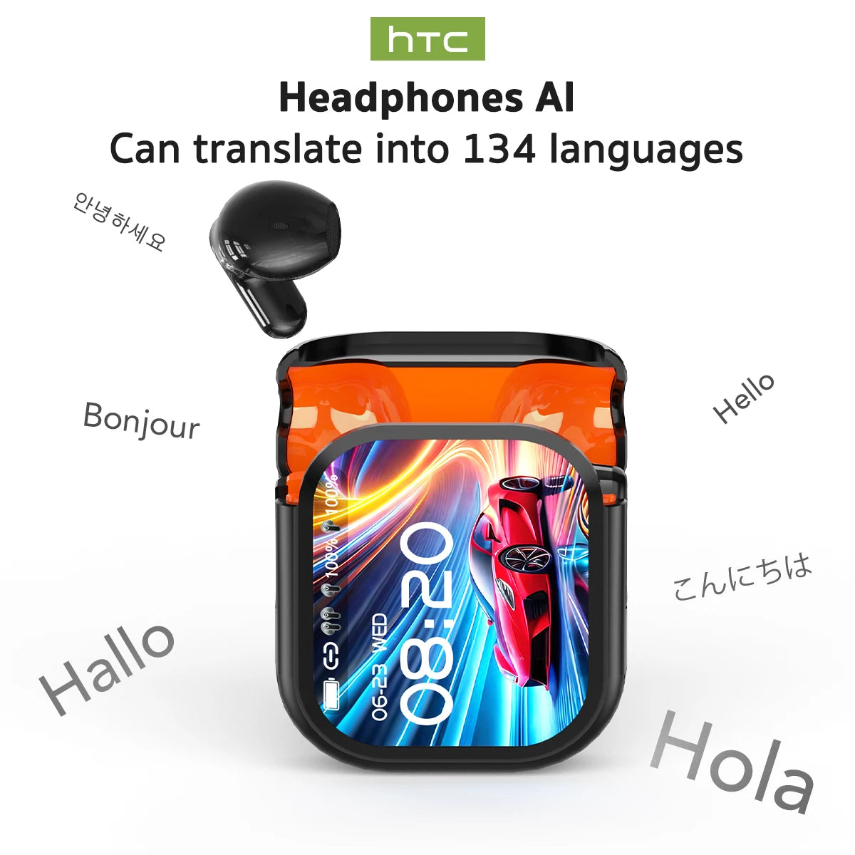 HTC NE20 - AI Translator Earbuds Bluetooth 6.0