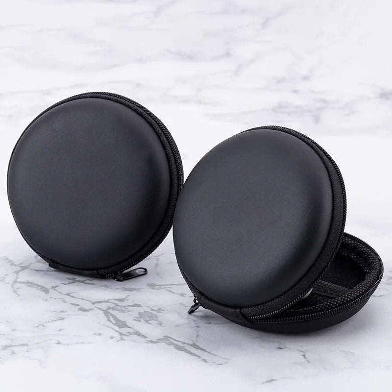 PU Mini Carrying Hard Bag Box Case For Earphone / Headphone and Accessories
