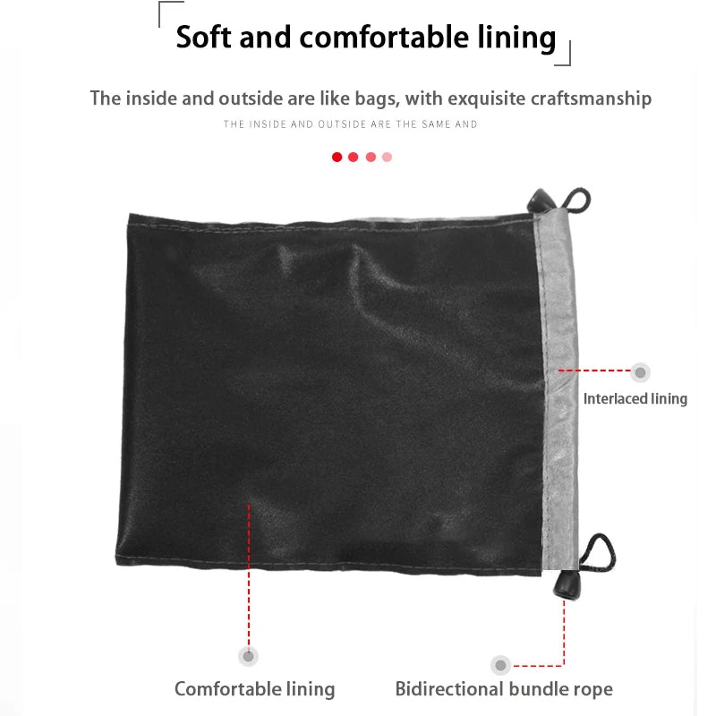 Waterproof Drawstring Bag - Headset Data Cable Glasses Accessories Pouch