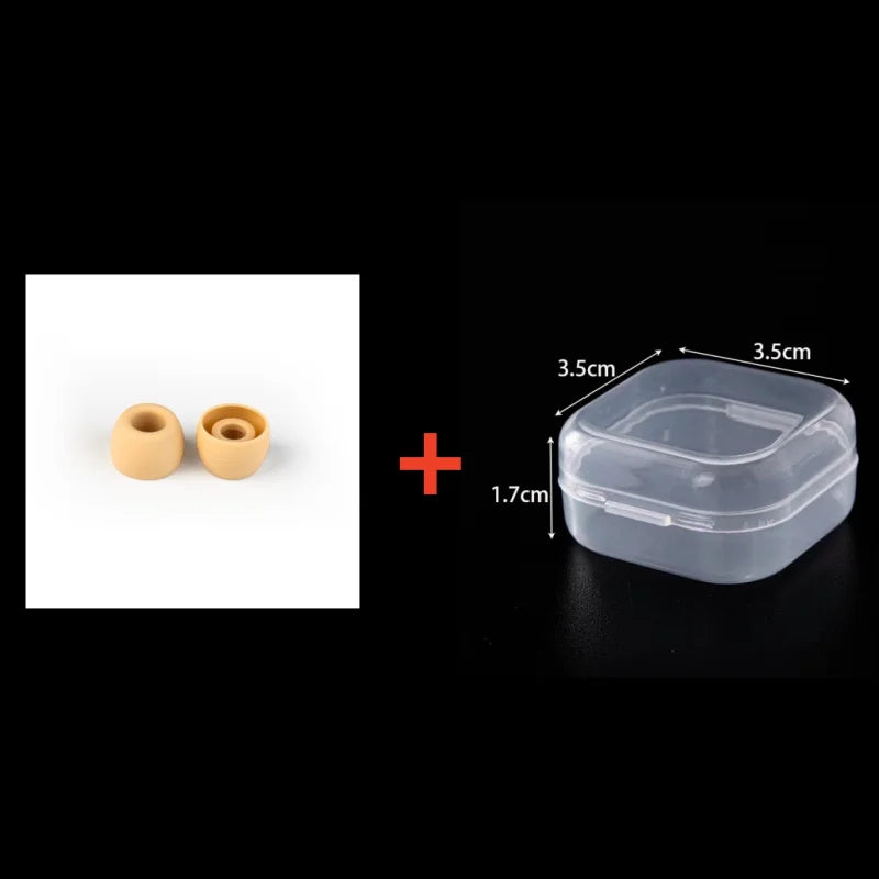 KBEAR Coffee Eartips Wired Headphones Silicone ear tips Skin-safe Ergonomic design for KB02 KB03 Rosefinch