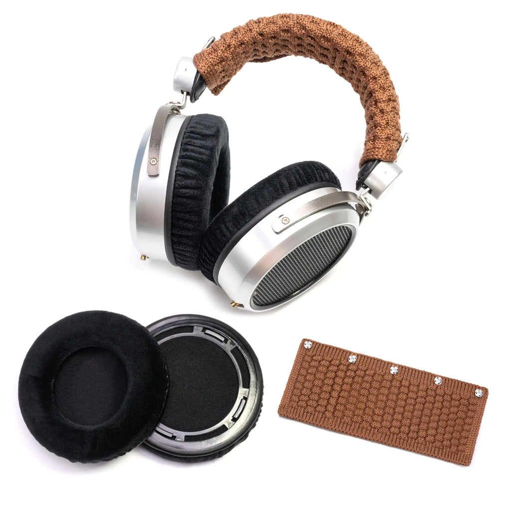 Velour Ear Pads Wool Headband Refresher Kit For Hifiman SUNDARA HE400, 400SE, 400I, 400S, HE560, 560I, HE500