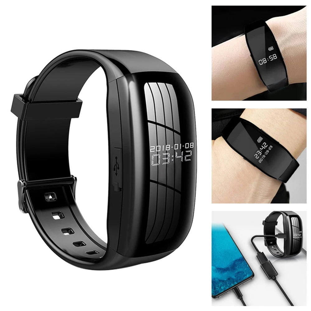 Camera Watch Audio Video Recording, wristband