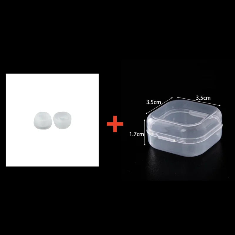KBEAR Coffee Eartips Wired Headphones Silicone ear tips Skin-safe Ergonomic design for KB02 KB03 Rosefinch