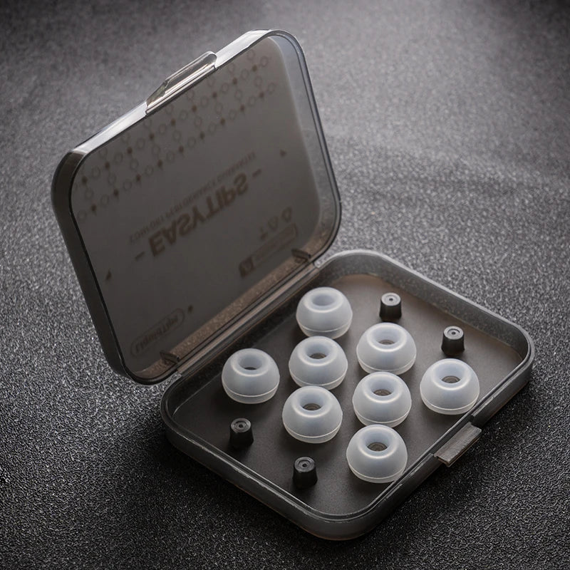 EASYTIPS SS20 Silicone In-ear tips XS/S/M/L - 4 Pairs in 1 Box