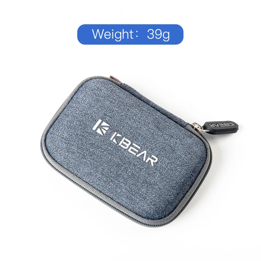 KBEAR High-end Fabric Case for Earphones and their Accessories