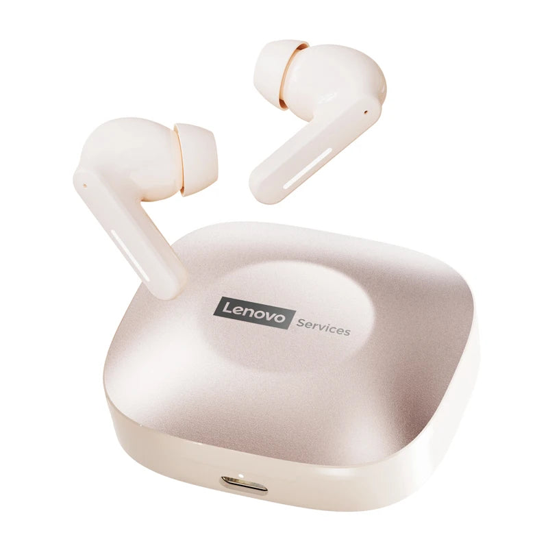 New Lenovo LE209 Wireless Bluetooth Earphone ANC Noise Reduction - 30H Battery Call Music Podcast Gaming Headset