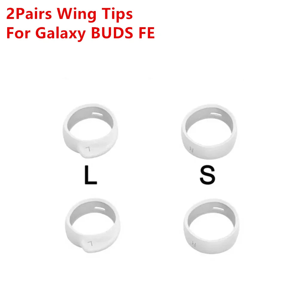 Memory Foam Ear Wing Tips for Samsung Galaxy Buds FE L/M/S - 3+2 pairs (10 pieces)