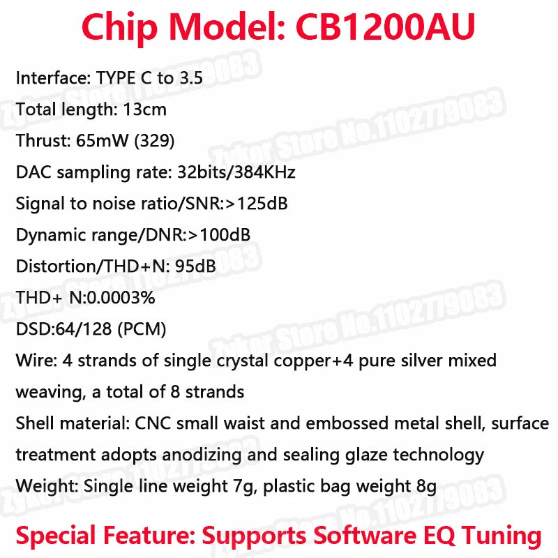 USB Type C to 3.5mm Hi-res DAC / Headamp USB C