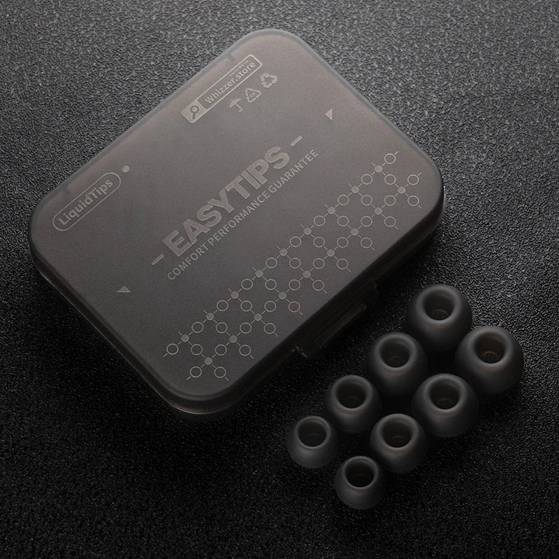 EASYTIPS SS20 Silicone In-ear tips XS/S/M/L - 4 Pairs in 1 Box