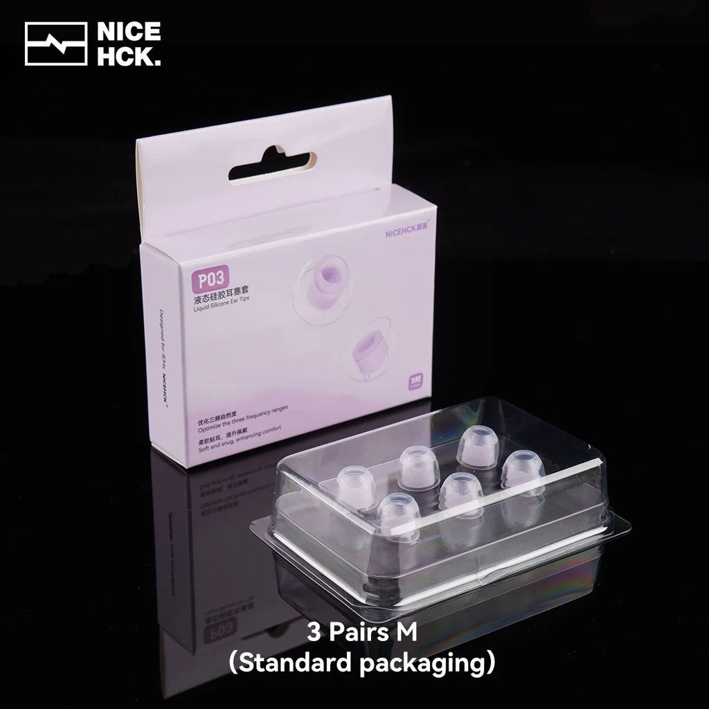 NICEHCK P03 Transparent Liquid Silicone Ear Tips