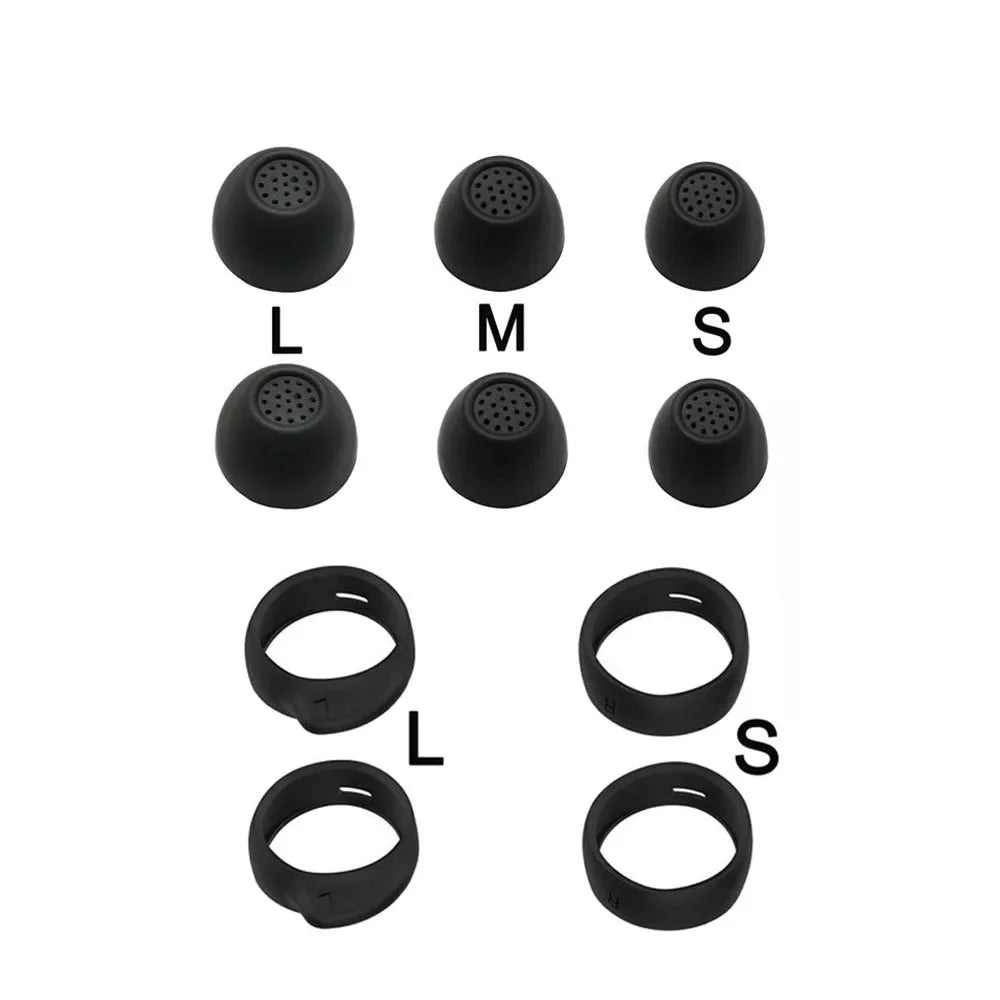 Memory Foam Ear Wing Tips for Samsung Galaxy Buds FE L/M/S - 3+2 pairs (10 pieces)