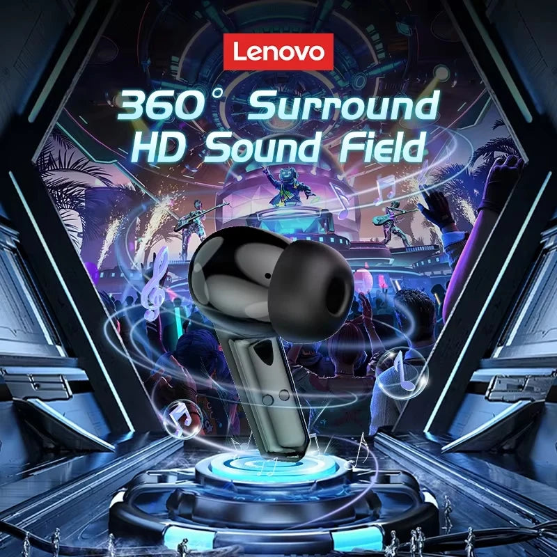 Lenovo XT53 TWS - LED Display Waterproof Low Latency Gaming Earbuds