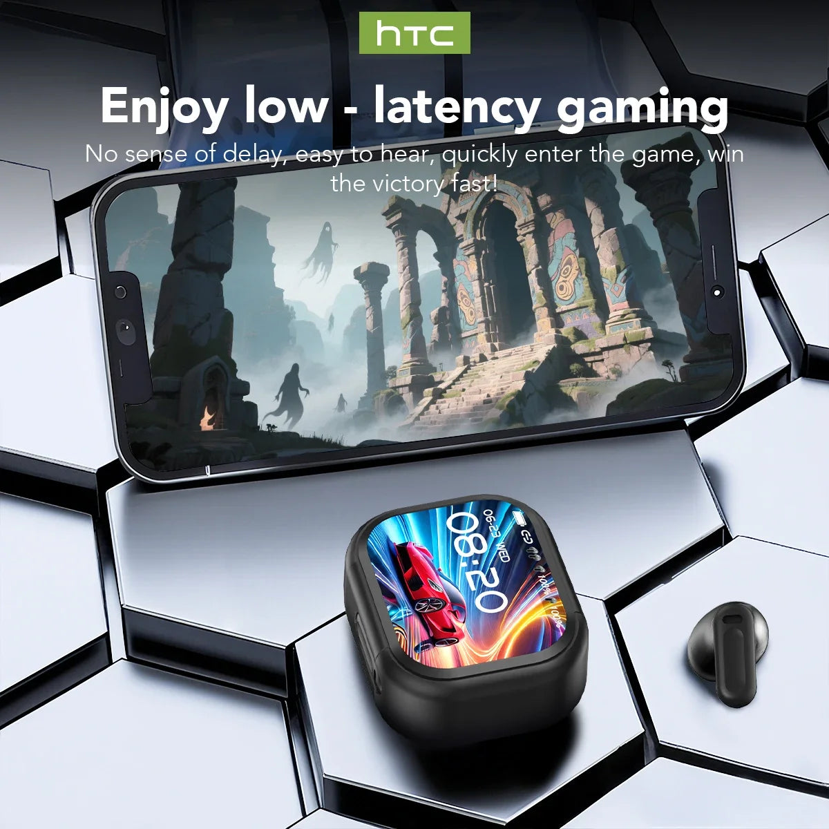 HTC NE20 - AI Translator Earbuds Bluetooth 6.0