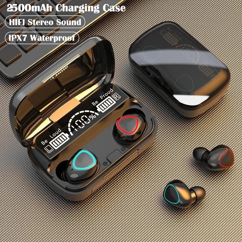 M10 Wireless Earphones 9D Stereo