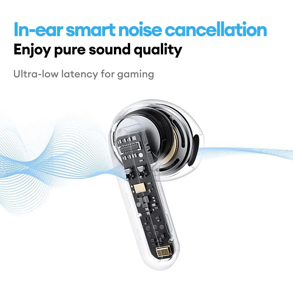 New Lenovo LE209 Wireless Bluetooth Earphone ANC Noise Reduction - 30H Battery Call Music Podcast Gaming Headset
