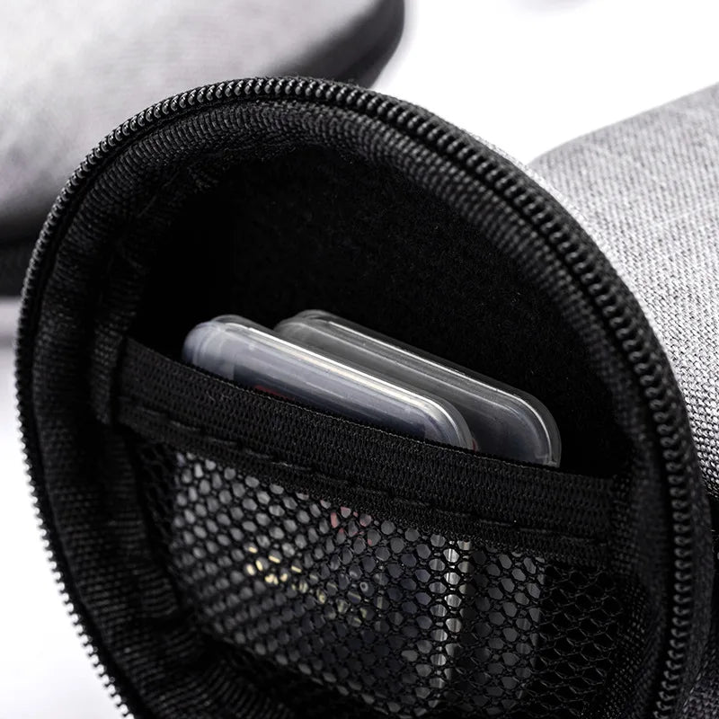 Hard Shell Storage Bag for Earphones and / or its Accessories - Memory Cards USB Cables