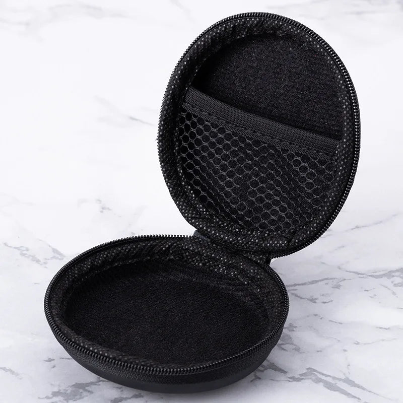PU Mini Carrying Hard Bag Box Case For Earphone / Headphone and Accessories