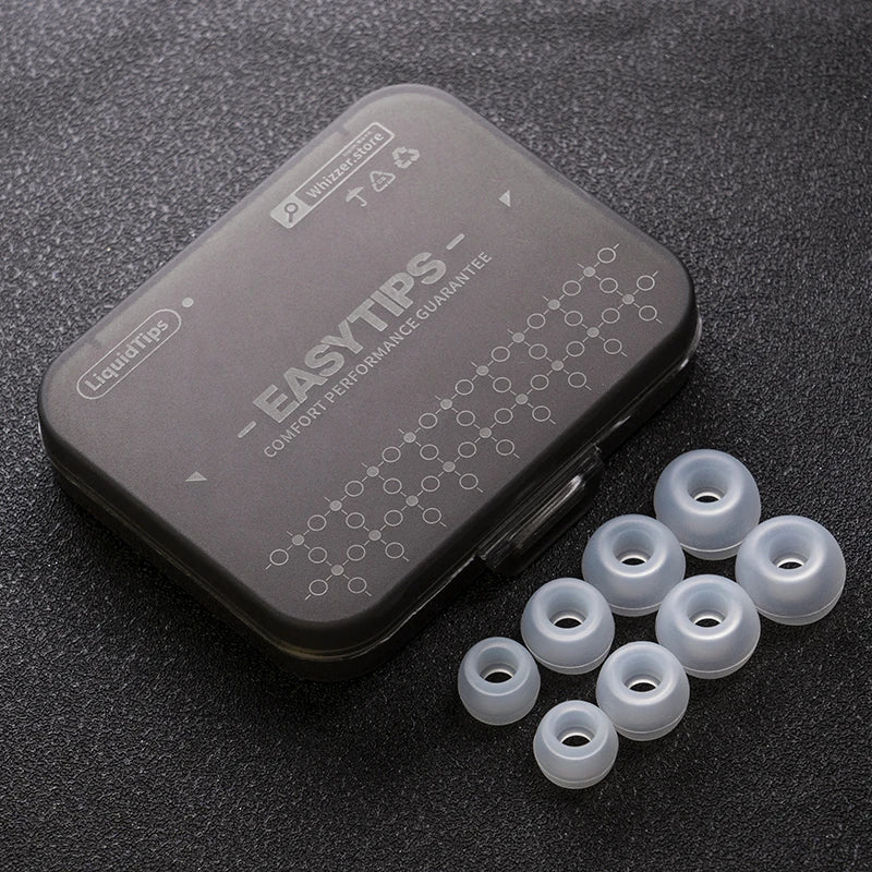 EASYTIPS SS20 Silicone In-ear tips XS/S/M/L - 4 Pairs in 1 Box
