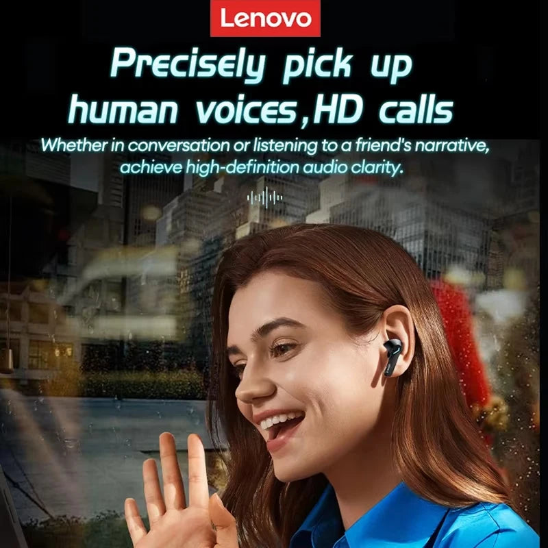 Lenovo XT53 TWS - LED Display Waterproof Low Latency Gaming Earbuds