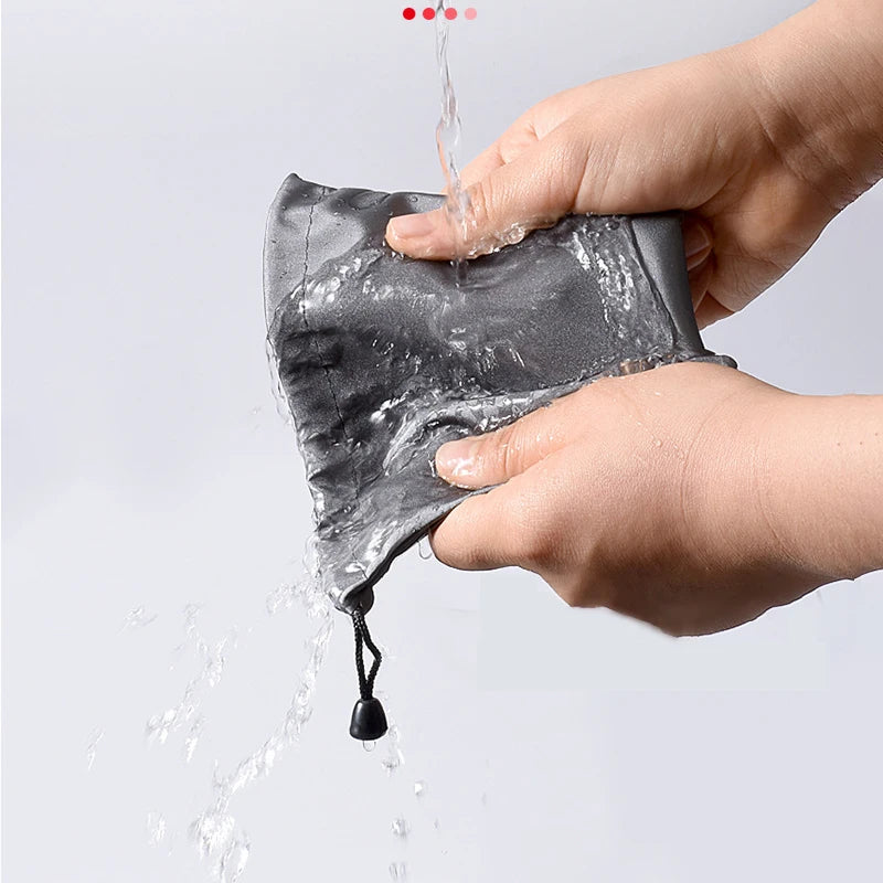 Waterproof Drawstring Bag - Headset Data Cable Glasses Accessories Pouch