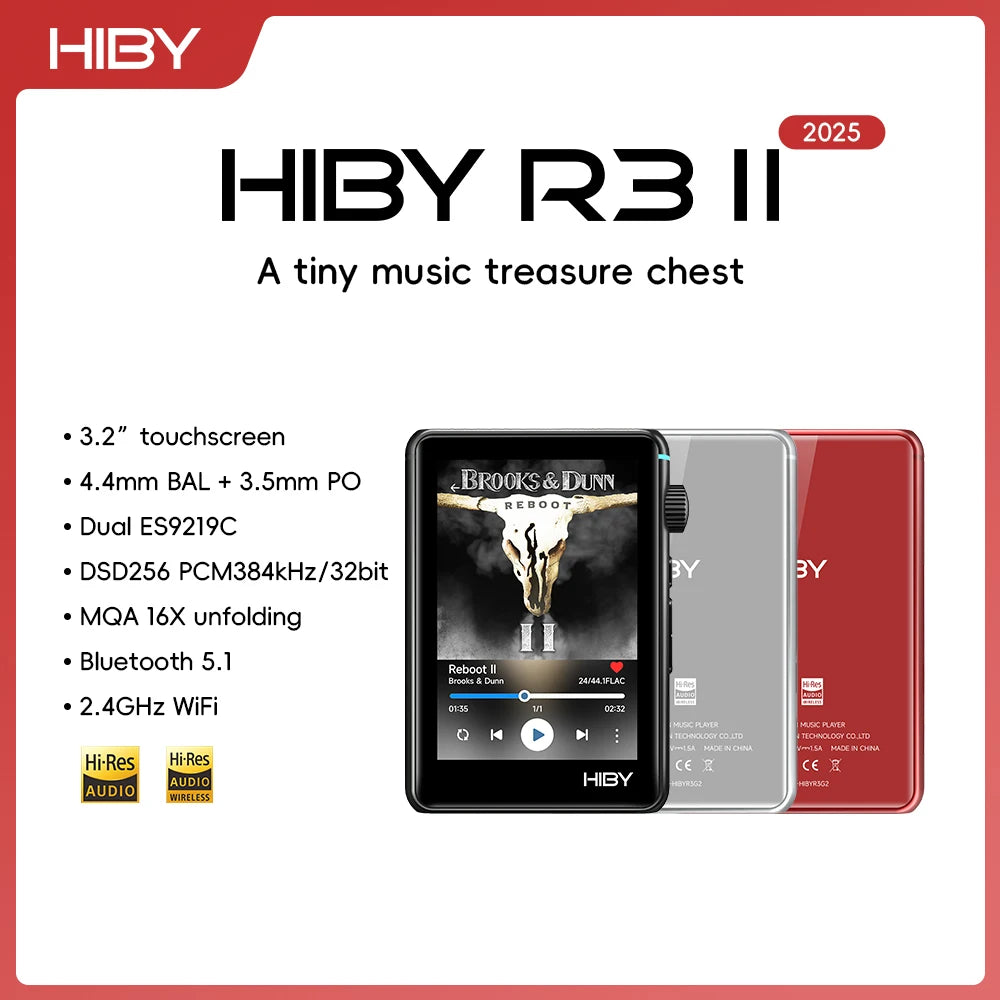 HiBy R3 II 2025 / R3 Gen 2 Music Player