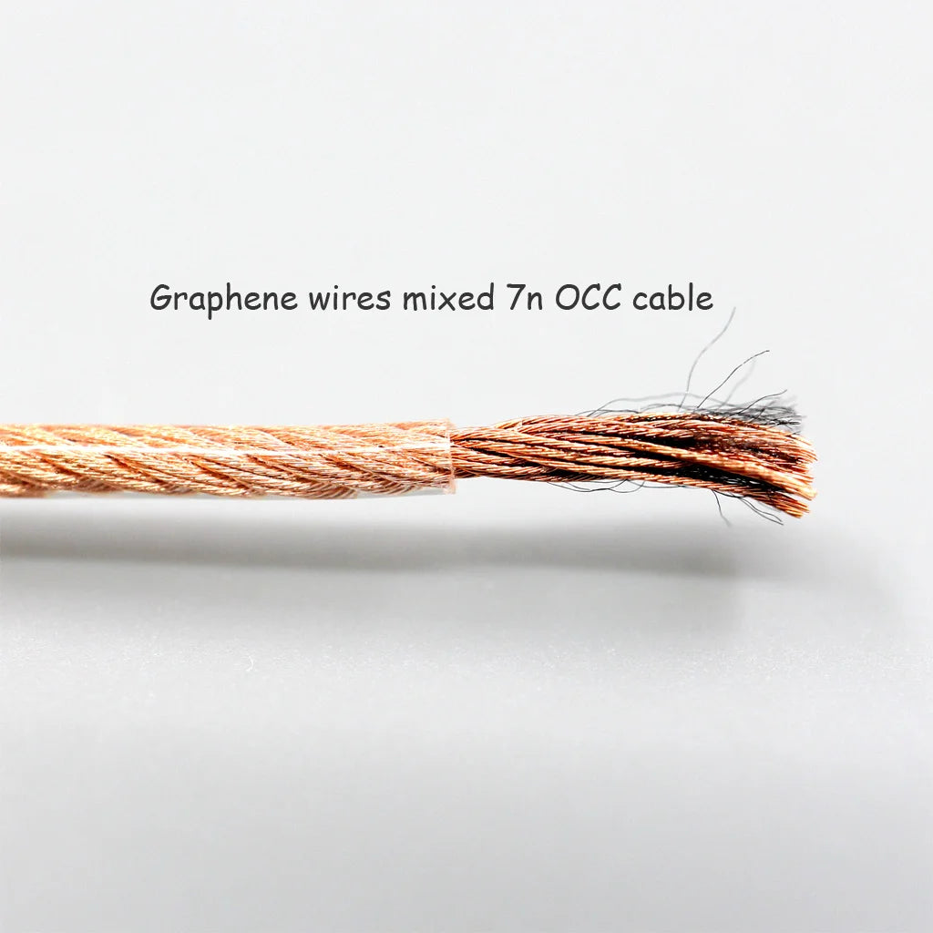 Graphene 7N OCC Shielding Coaxial Mixed Earphone Cable LN008765