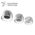 MOONDROP Spring Tips Acoustic waveguide + Double Support Structure - Silicone (3 pairs)