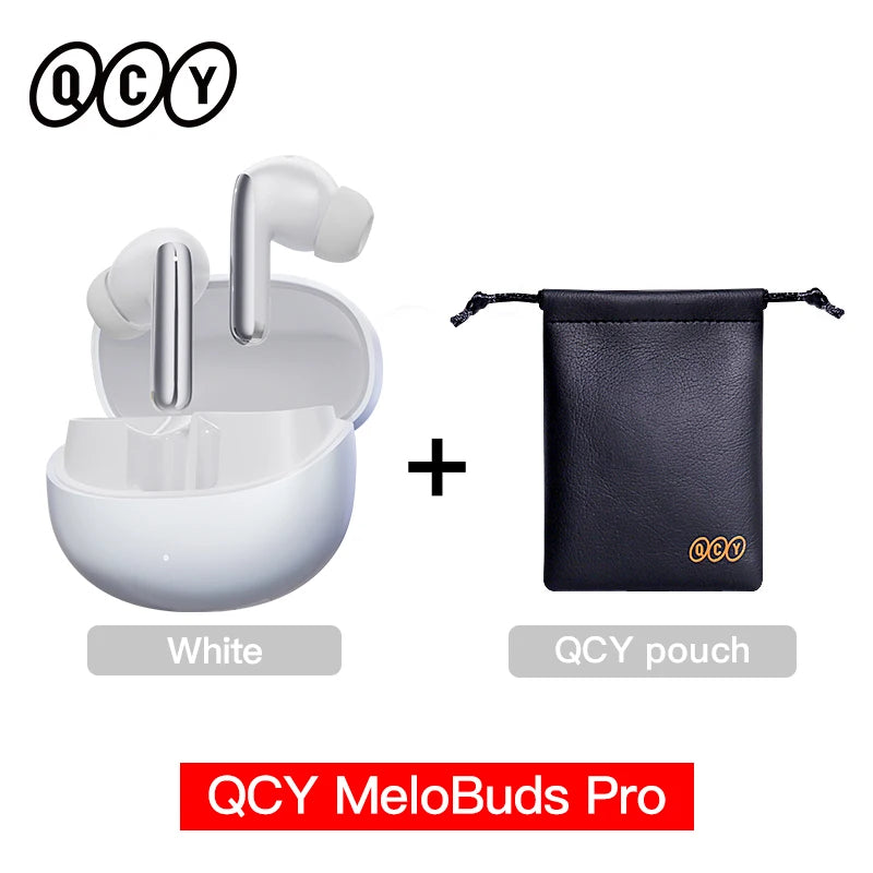 QCY MeloBuds Pro ANC TWS Earphones - 46dB Hybrid ANC Hi-Res LDAC Earbuds 6 Mic Headphones in-Ear Detection