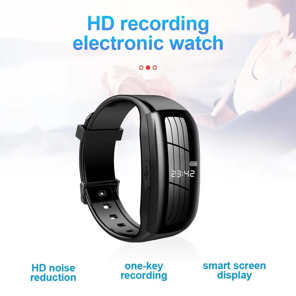 Camera Watch Audio Video Recording, wristband