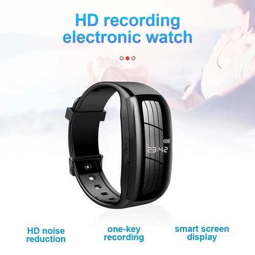 Camera Watch Audio Video Recording, wristband