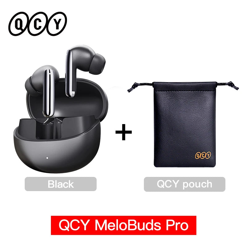 QCY MeloBuds Pro ANC TWS Earphones - 46dB Hybrid ANC Hi-Res LDAC Earbuds 6 Mic Headphones in-Ear Detection