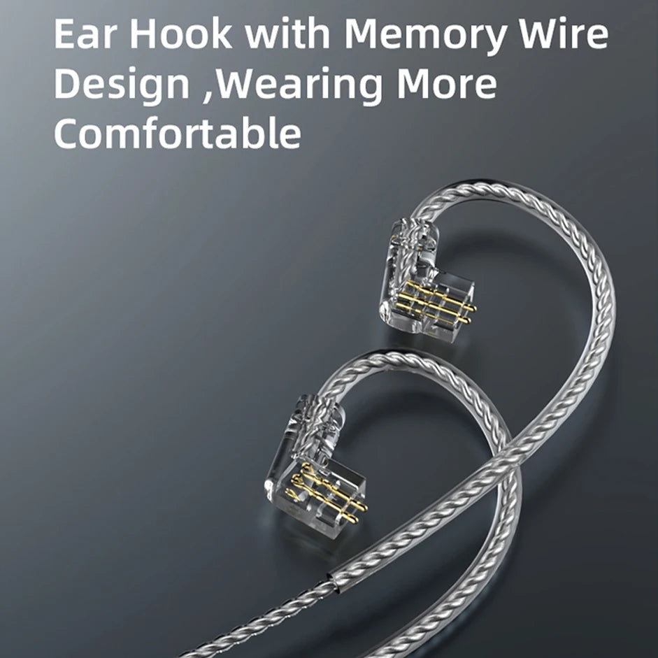 Type-C Digital Earphone Upgrade Cable, S-Type 2 PIN Compatible With Samsung IPhone