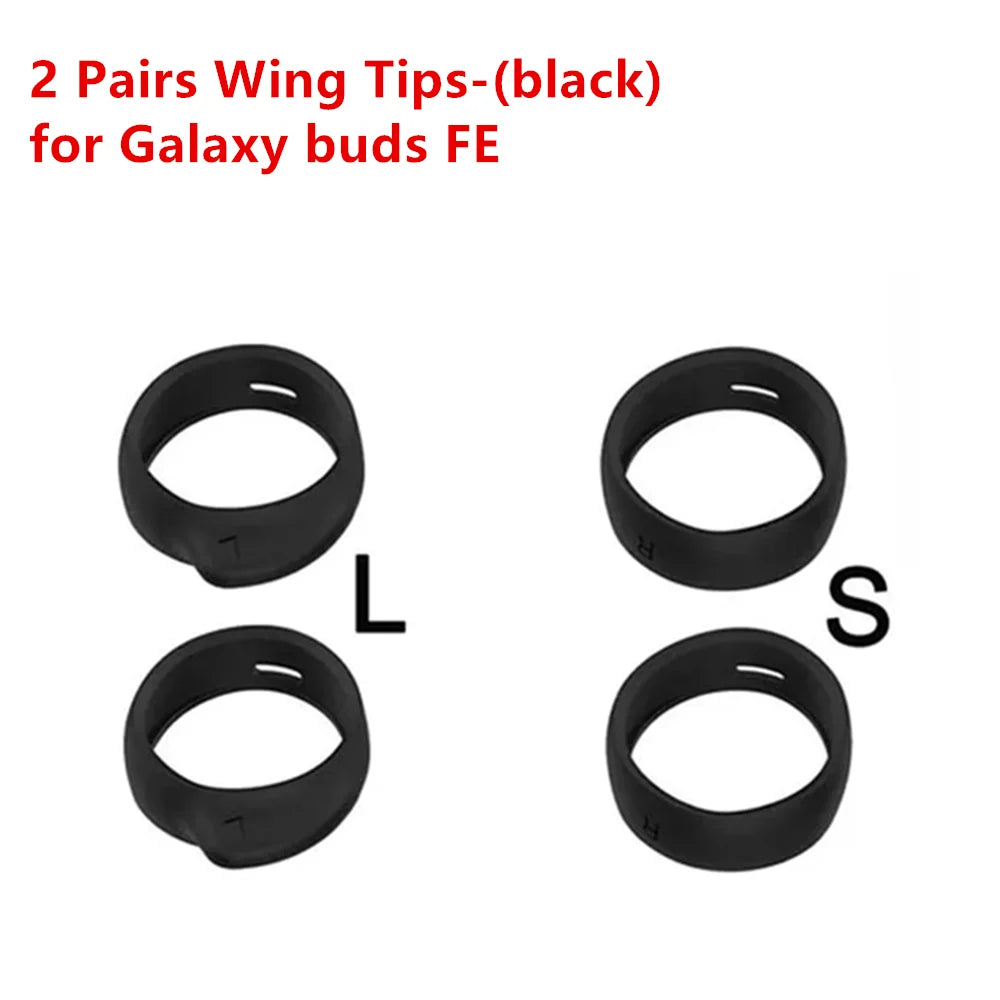 Memory Foam Ear Wing Tips for Samsung Galaxy Buds FE L/M/S - 3+2 pairs (10 pieces)