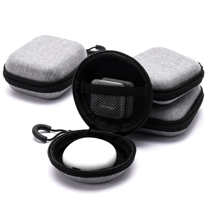 Hard Shell Storage Bag for Earphones and / or its Accessories - Memory Cards USB Cables