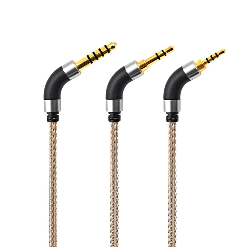 Silver Plated Audio Cable For FiiO FH3 FX15 JD7 FDX FH15 FH9 FH5s Pro FF5 FA7S headphones and many others