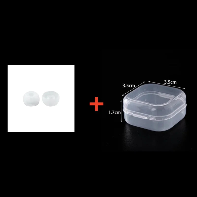 KBEAR Coffee Eartips Wired Headphones Silicone ear tips Skin-safe Ergonomic design for KB02 KB03 Rosefinch