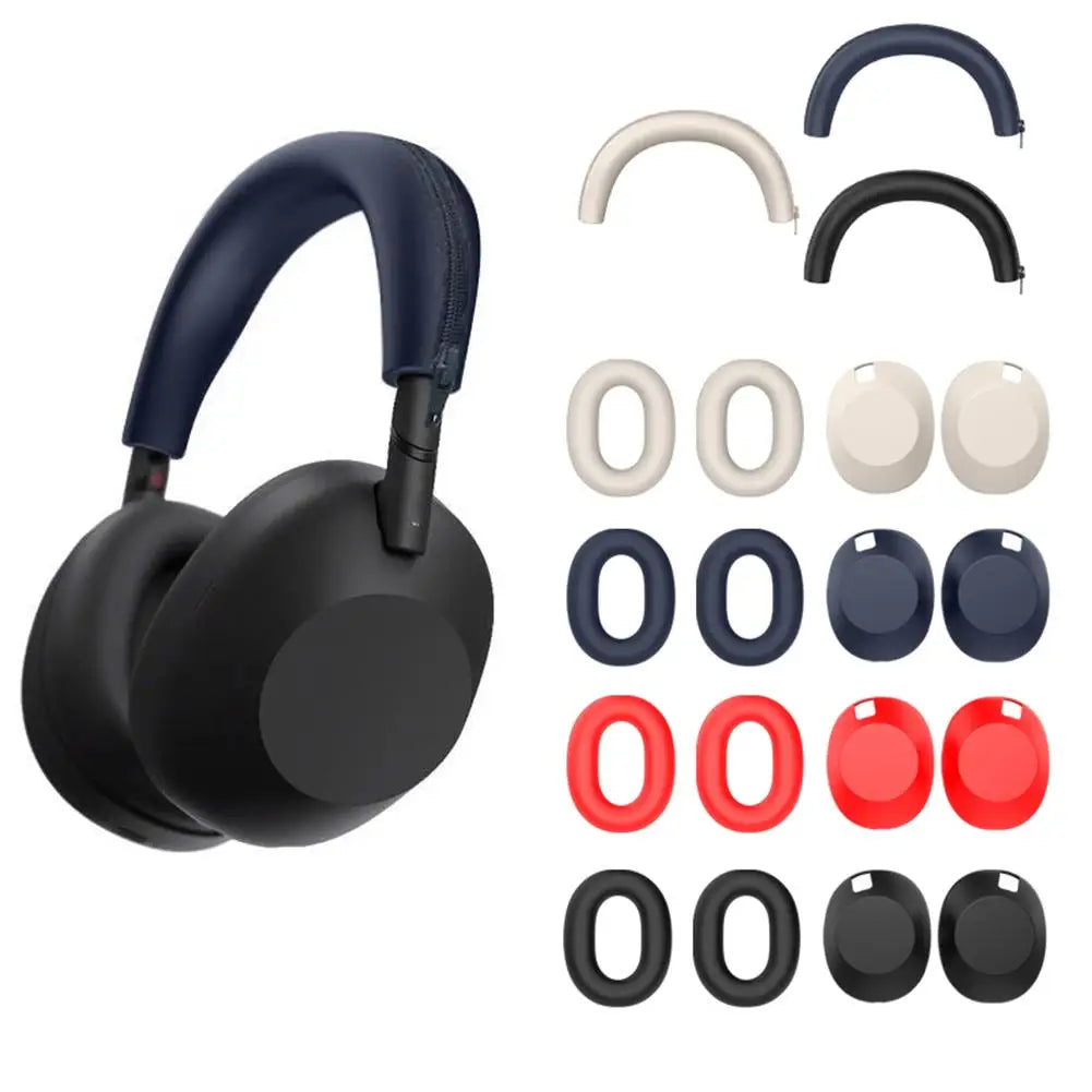 Shockproof silicone kit for Sony XM5 Anti-Scratch including Ear Pads