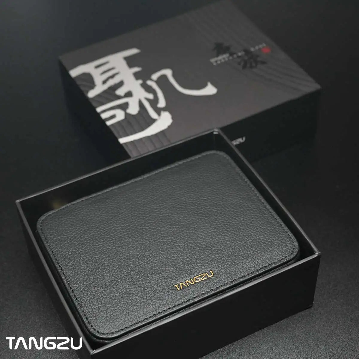 TANGZU Premium Leather Earphone Case - Versatile Pouch for Earphones and Accessories
