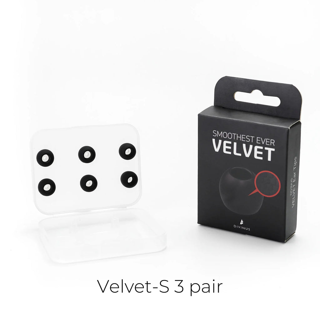 HiFiGo Divinus Velvet Silicone Earphones Ear Tips for Nozzle Size 3-5mm