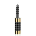 Jack 4.4mm Connector Balanced Interface Speaker Terminal Copper Male Plug Audio Conector DIY Headphones Cable Gold Rhodium